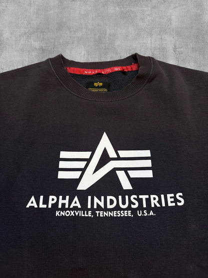 Alpha Industries Felpa Grigio Scuro M