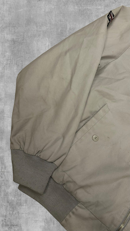 Lonsdale London Harrington Jacke Creme Weiß L (leichte Mängel)