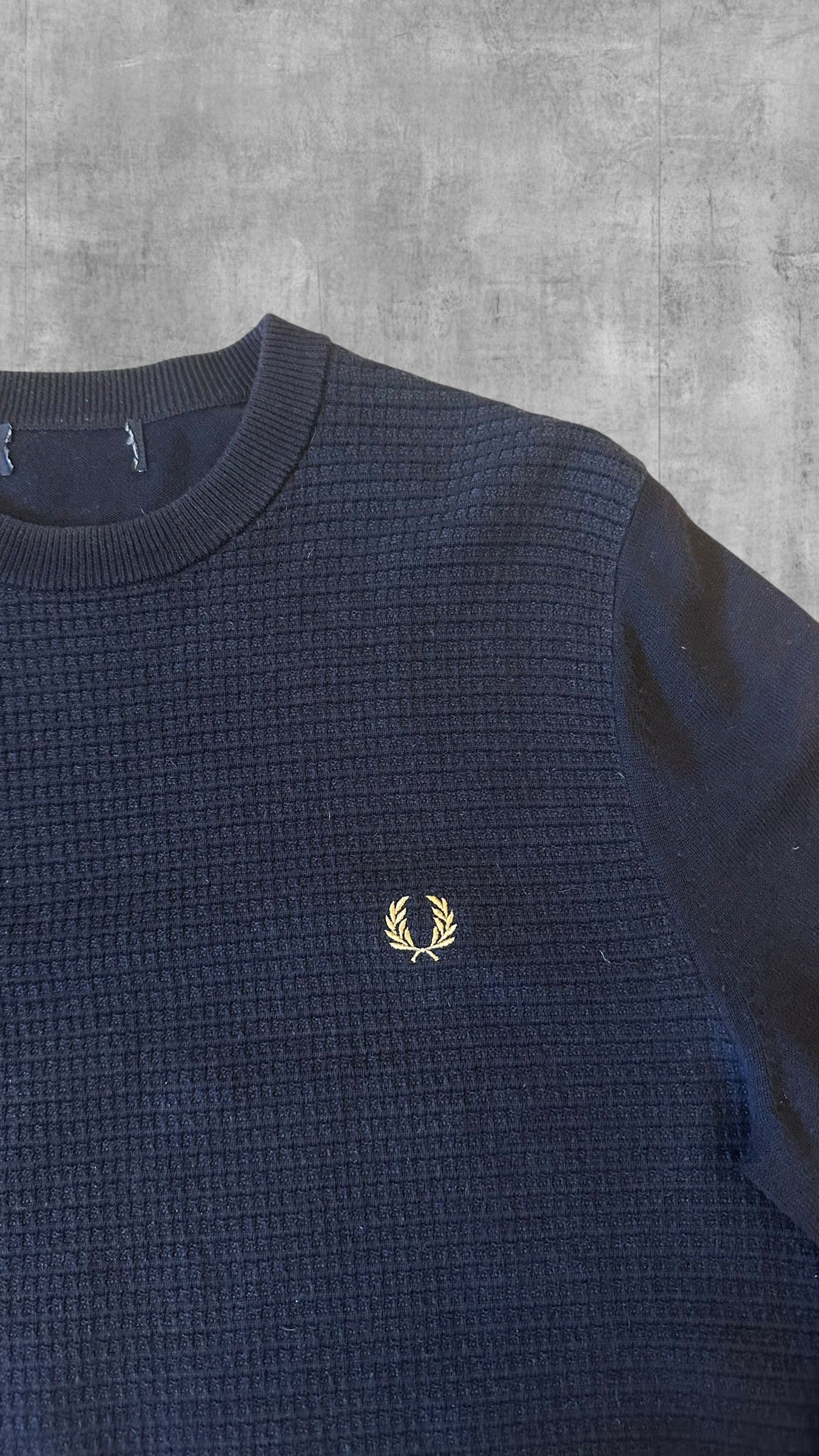 Fred Perry Sweatshirt Schwarzblau M