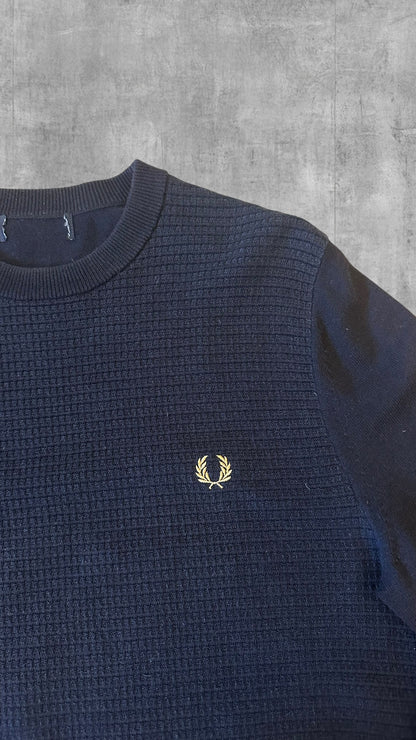 Fred Perry Sweatshirt Schwarzblau M