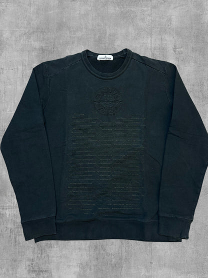 Stone Island Sweatshirt Dark Green M - L