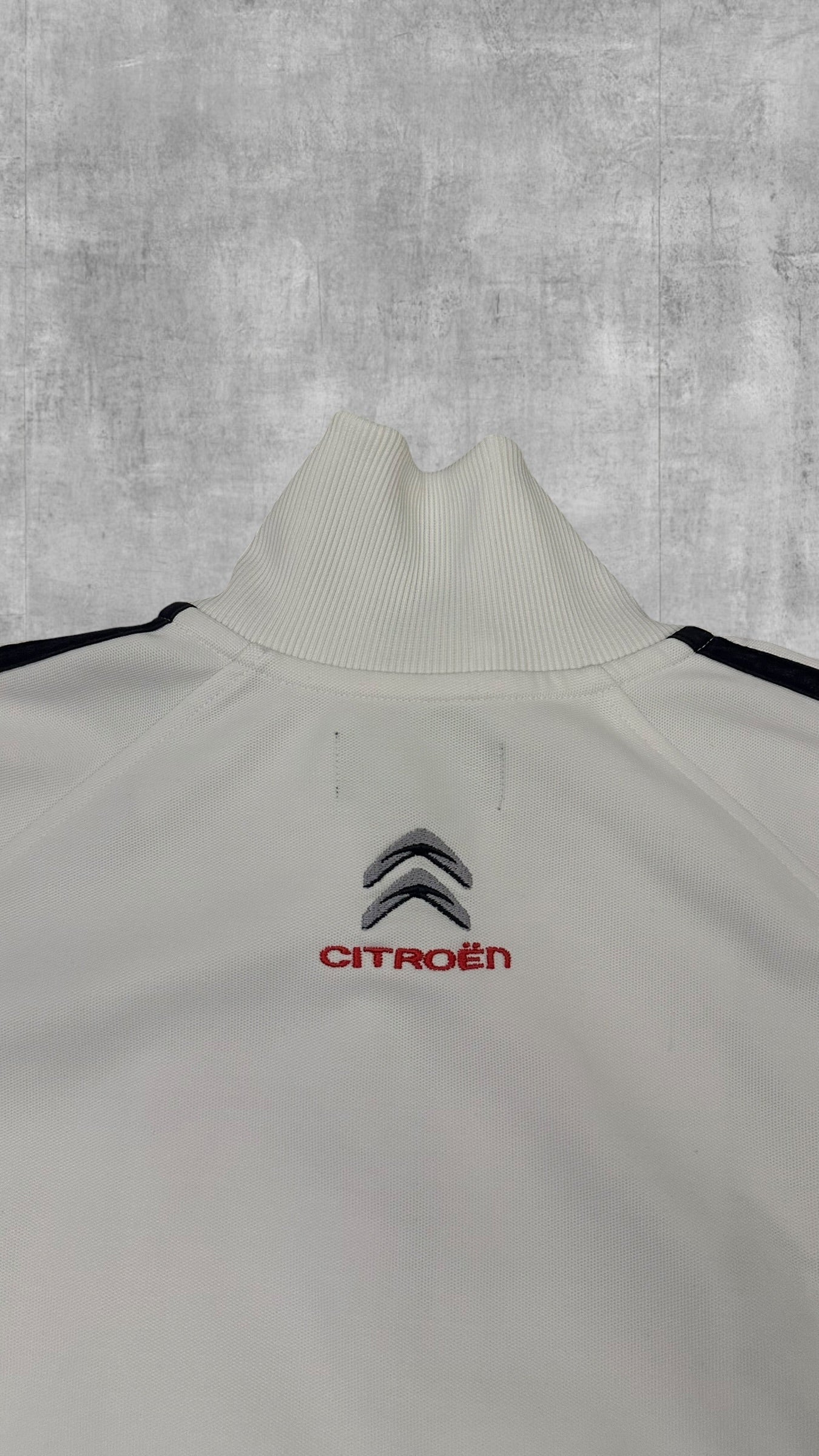 Fred Perry x Citroen Vintage Trainingsjacke Taped Weiß Schwarz L