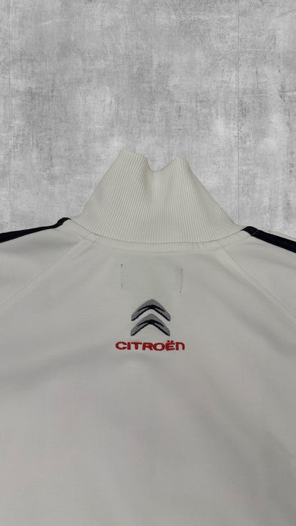 Fred Perry x Citroen Vintage Trainingsjacke Taped Weiß Schwarz L
