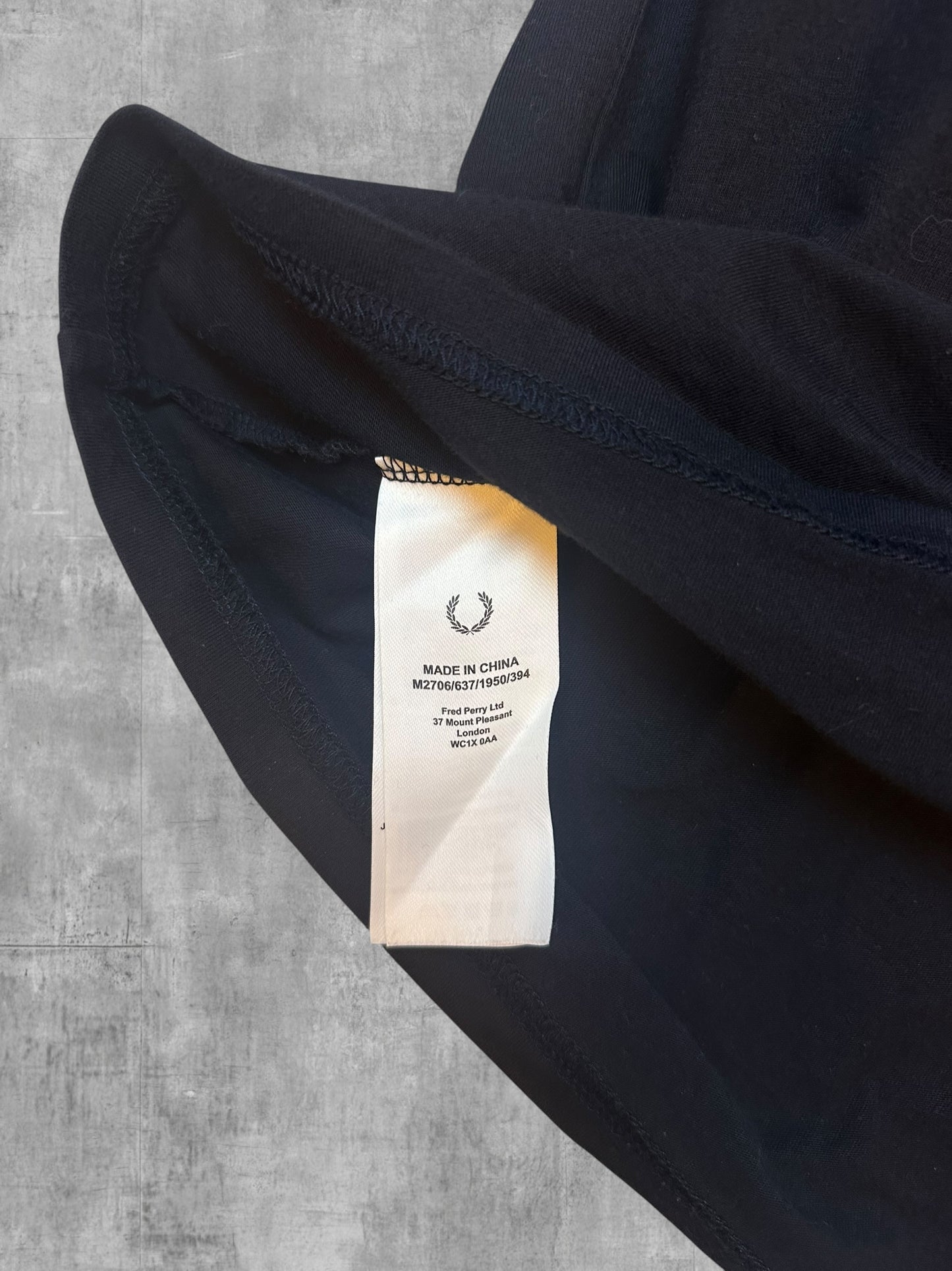 Fred Perry T-shirt Schwarz S
