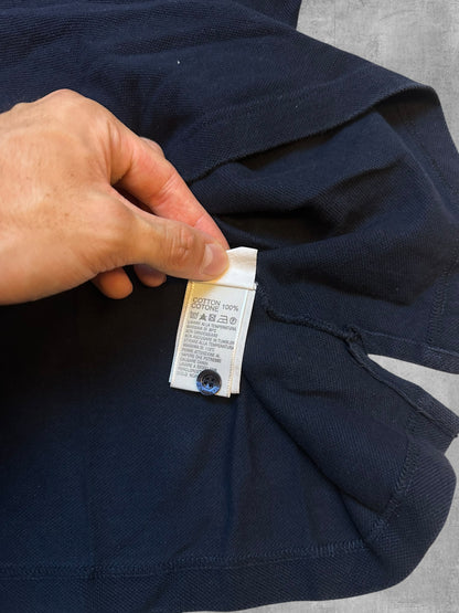 Fred Perry Polo Shirt Schwarzblau Grün Weiß M