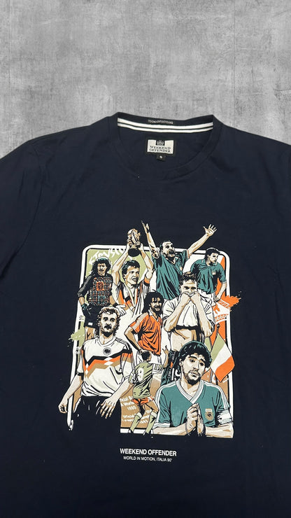 Weekend Offender T-Shirt Schwarzblau S