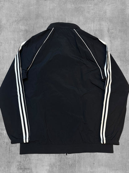 Adidas Firebird Windbreaker Regenjacke Schwarz Weiß M