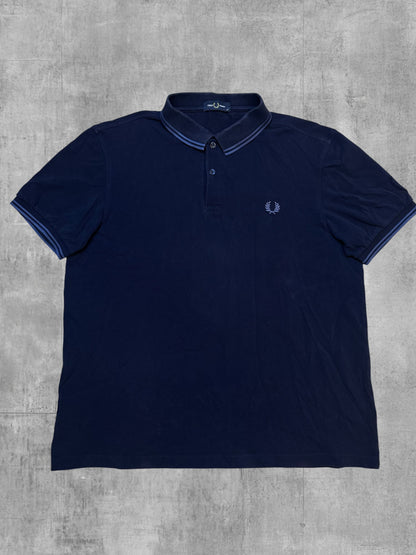 Fred Perry Polo Shirt Navy Blue XL