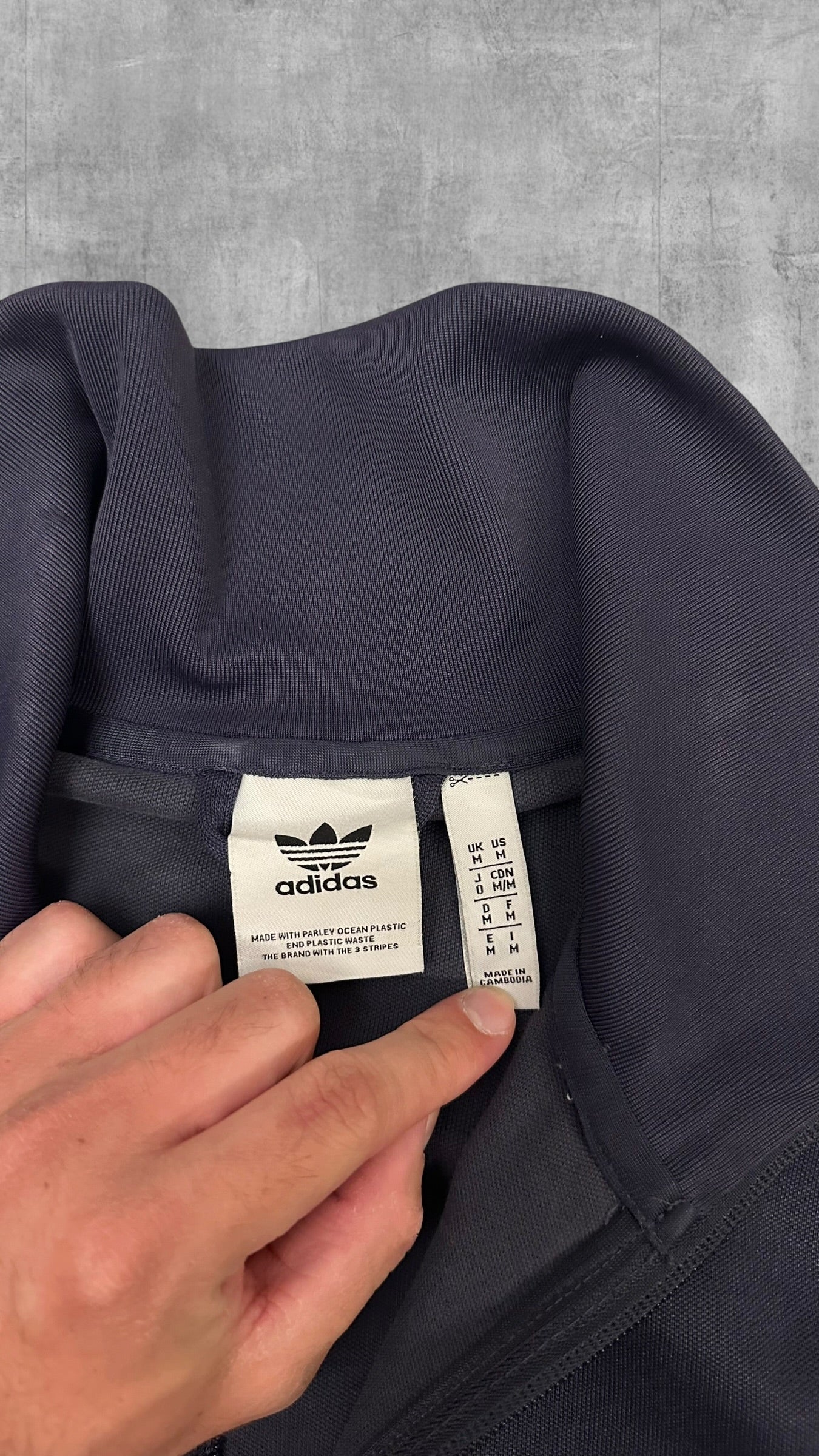 Adidas Firebird Trainingsjacke Schwarzblau M