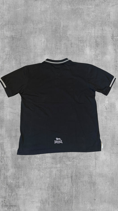 Lonsdale London Polo Shirt Schwarz M