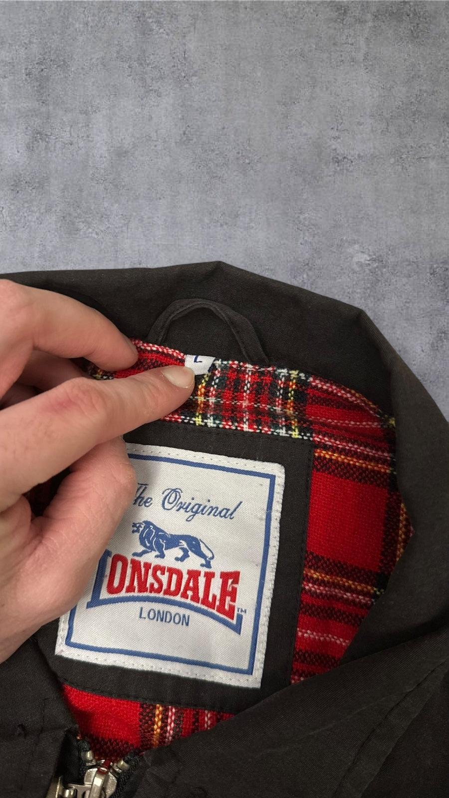 Londsdale London Bomberjacke Schwarz L