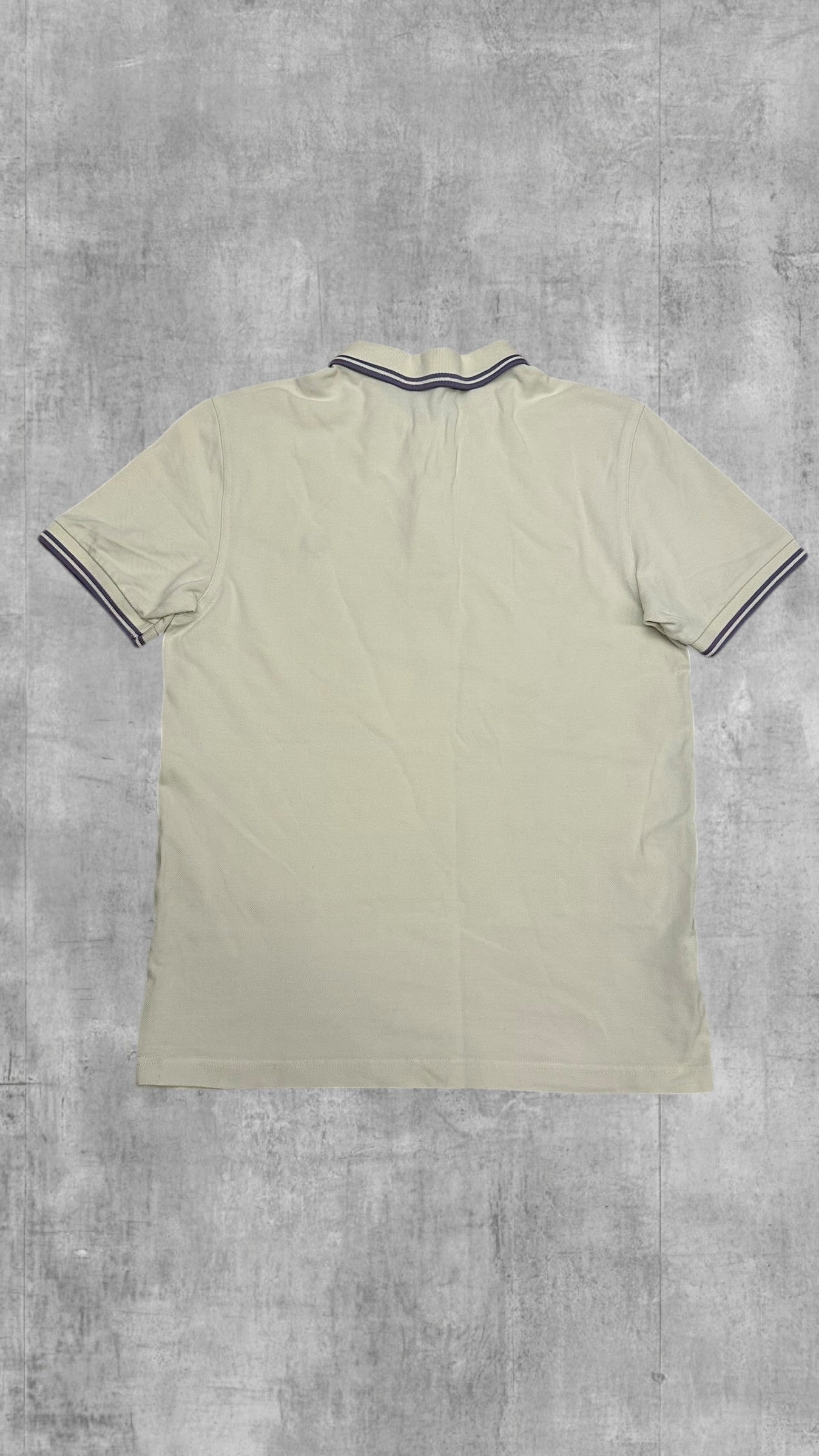 Fred Perry Polo Shirt Weiß Lila M