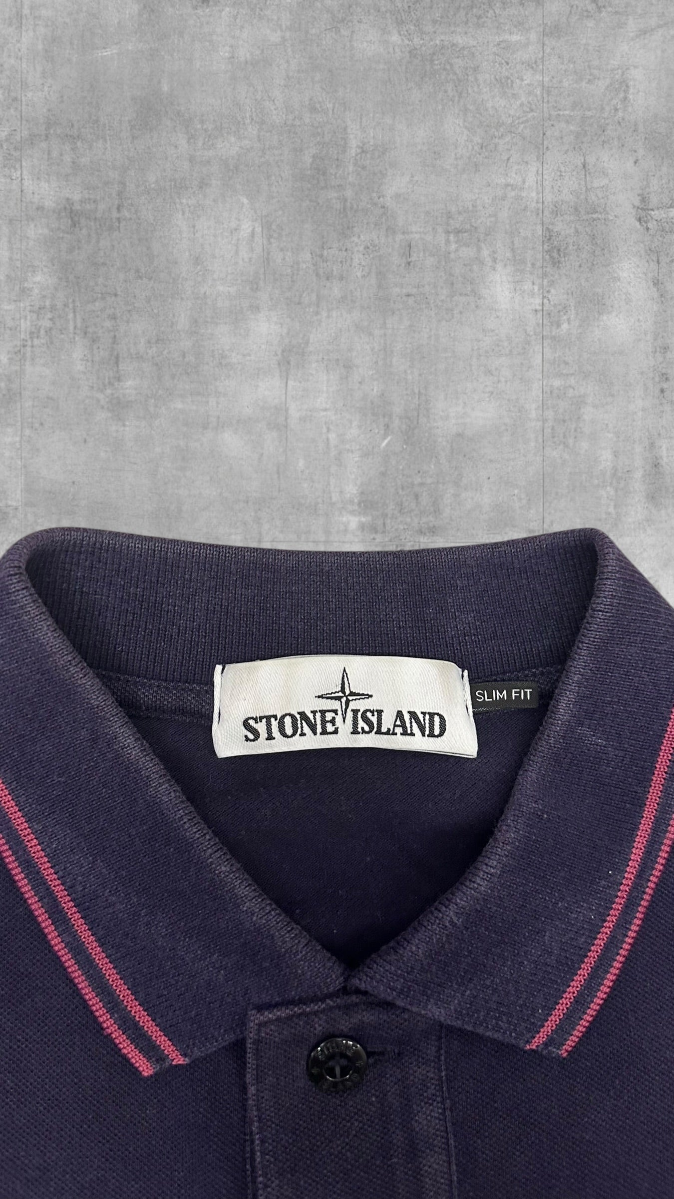 Stone Island Polo Shirt Lila M Slim Fit