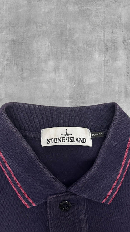 Stone Island Polo Shirt Lila M Slim Fit