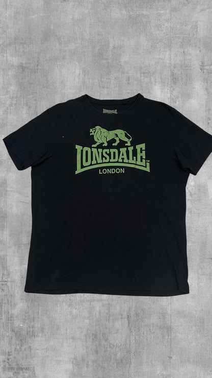 Lonsdale London T-Shirt Schwarz Khaki XL