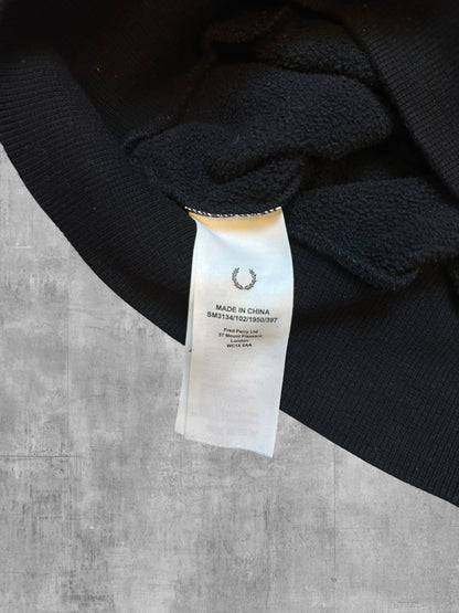Fred Perry Sweatshirt taped Schwarz S