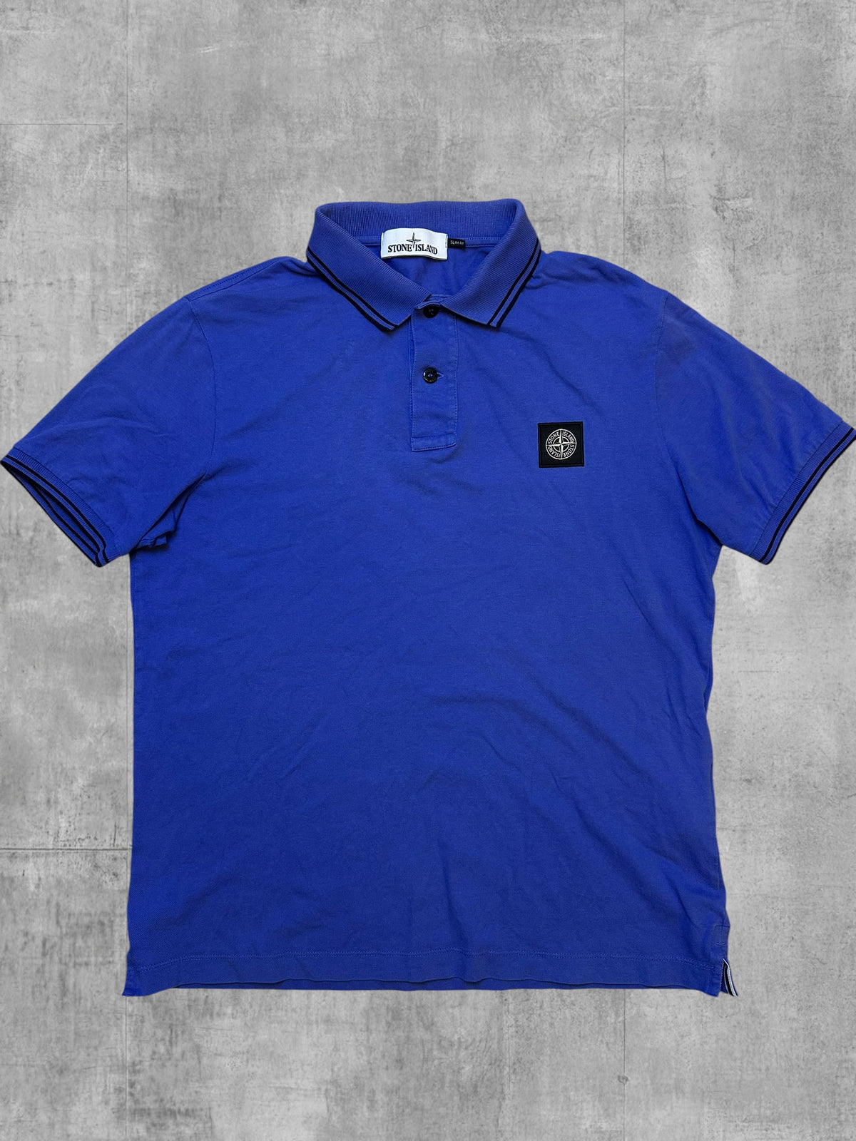 Stone Island Polo Shirt Blau M