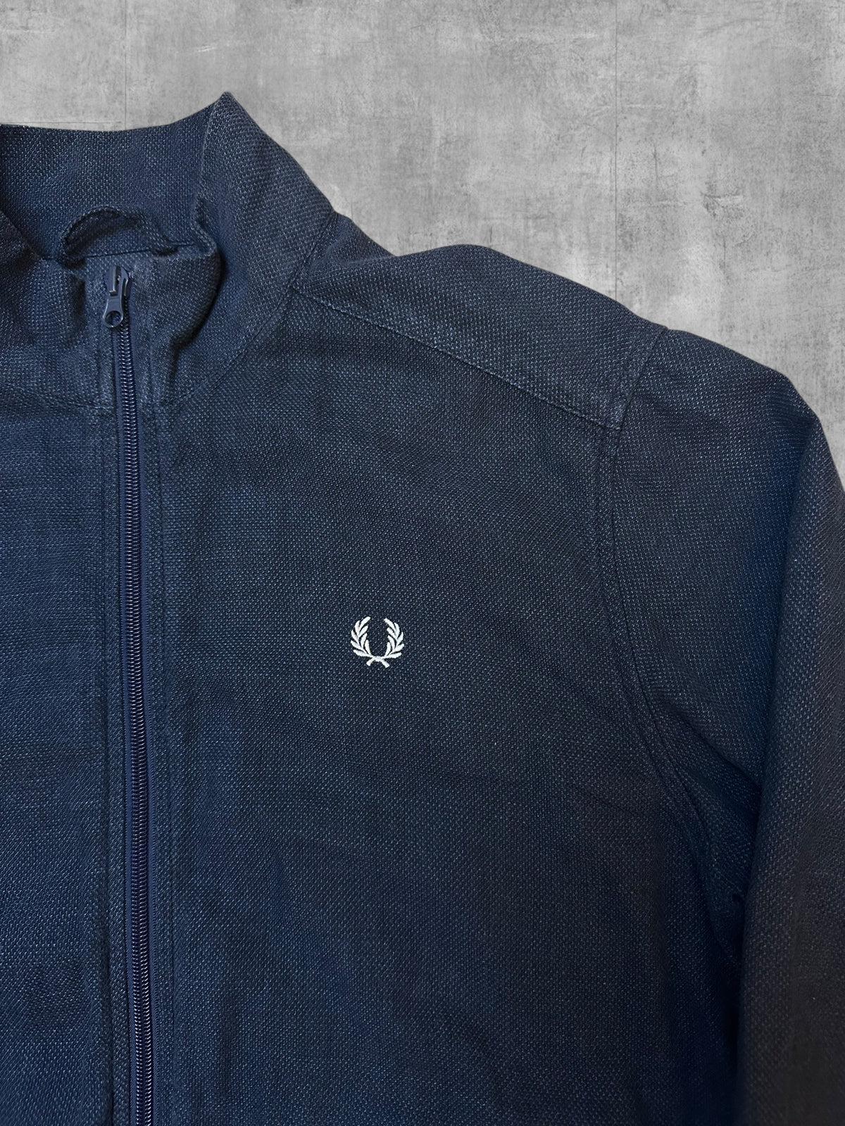 Fred Perry Bomberjacke Übergangsjacke Navy Blau S - M