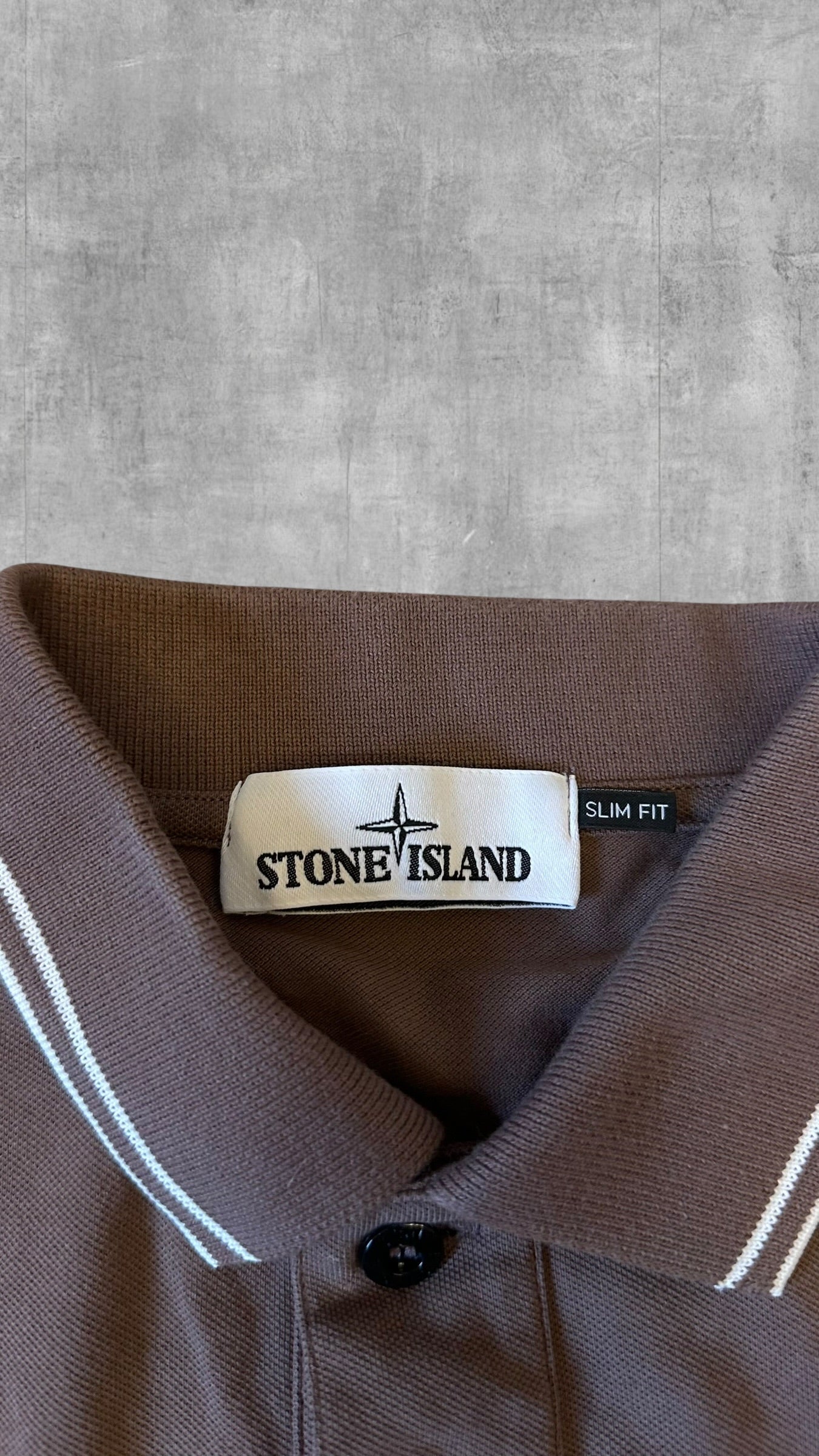 Stone Island Polo Shirt Braun S