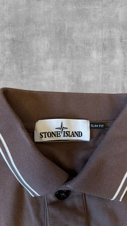 Stone Island Polo Shirt Braun S