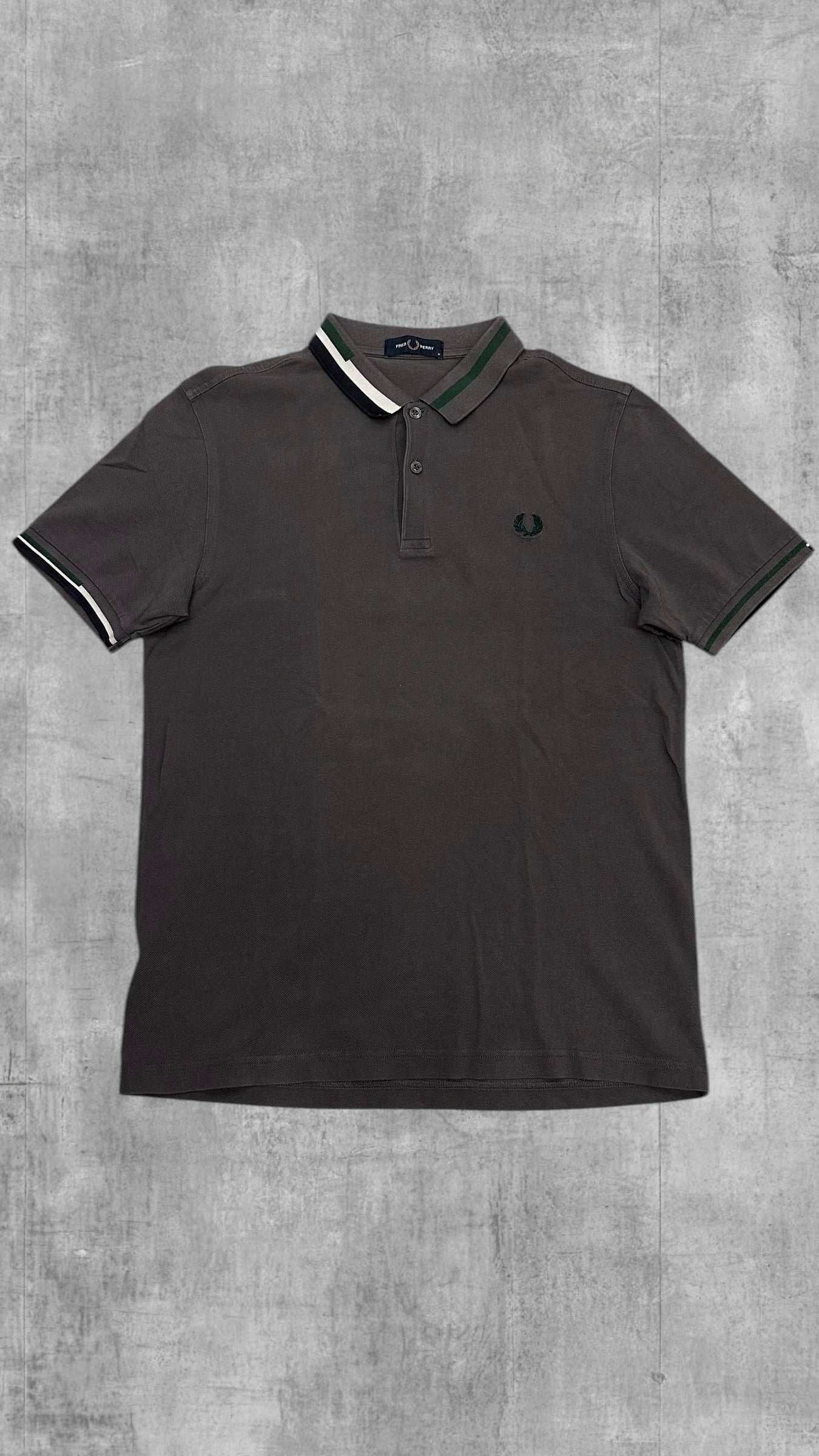 Fred Perry Polo Shirt Grau M