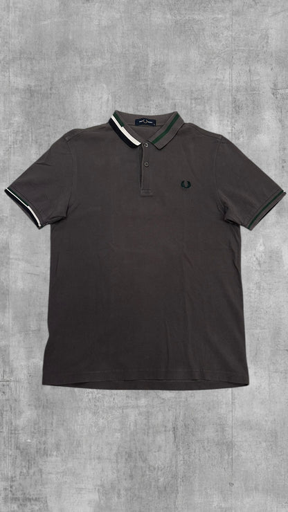 Fred Perry Polo Shirt Grau M
