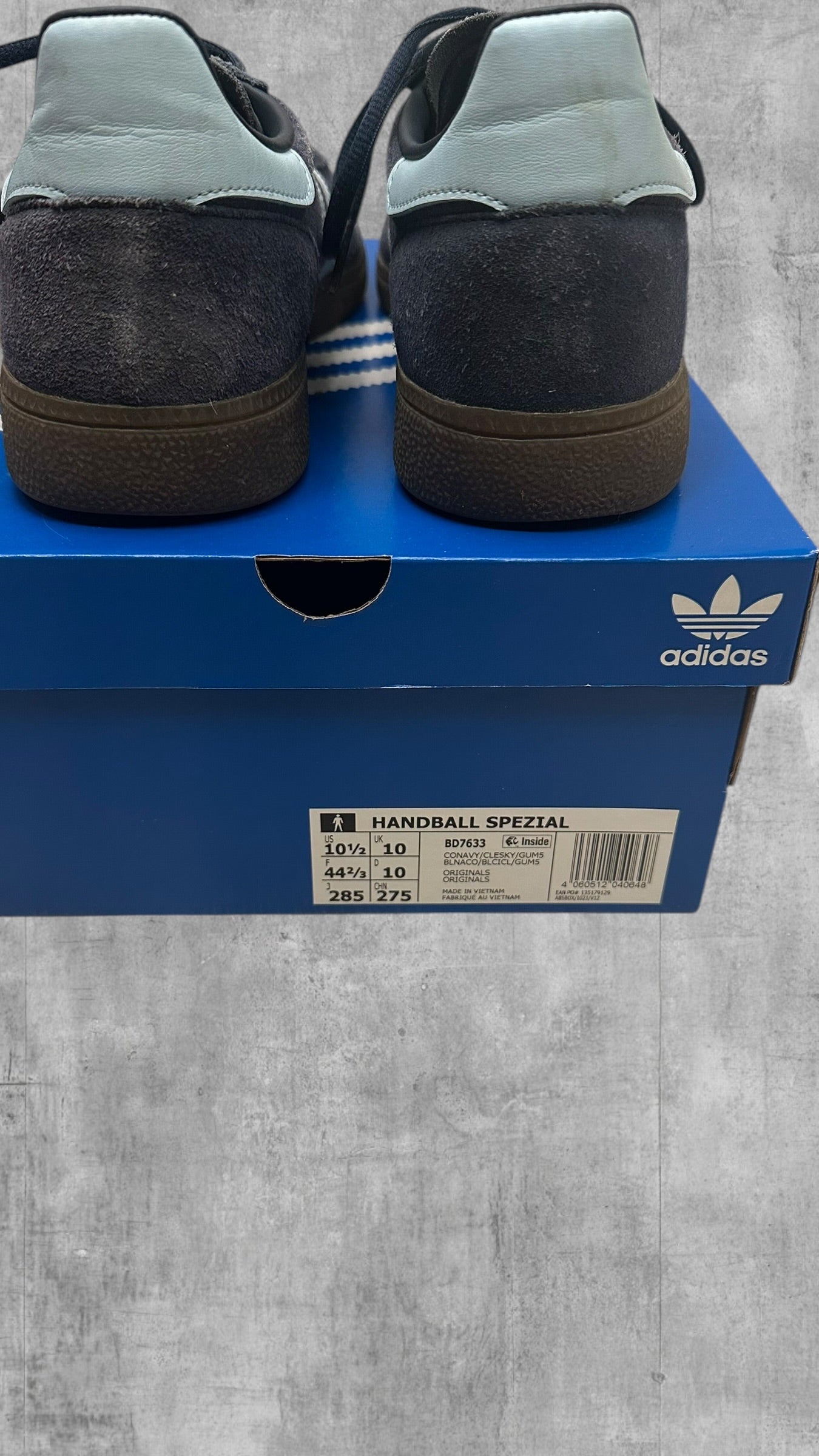 Adidas Speziale Sneaker Schuhe Navy Blau Babyblau EU 44,5 US 10,5