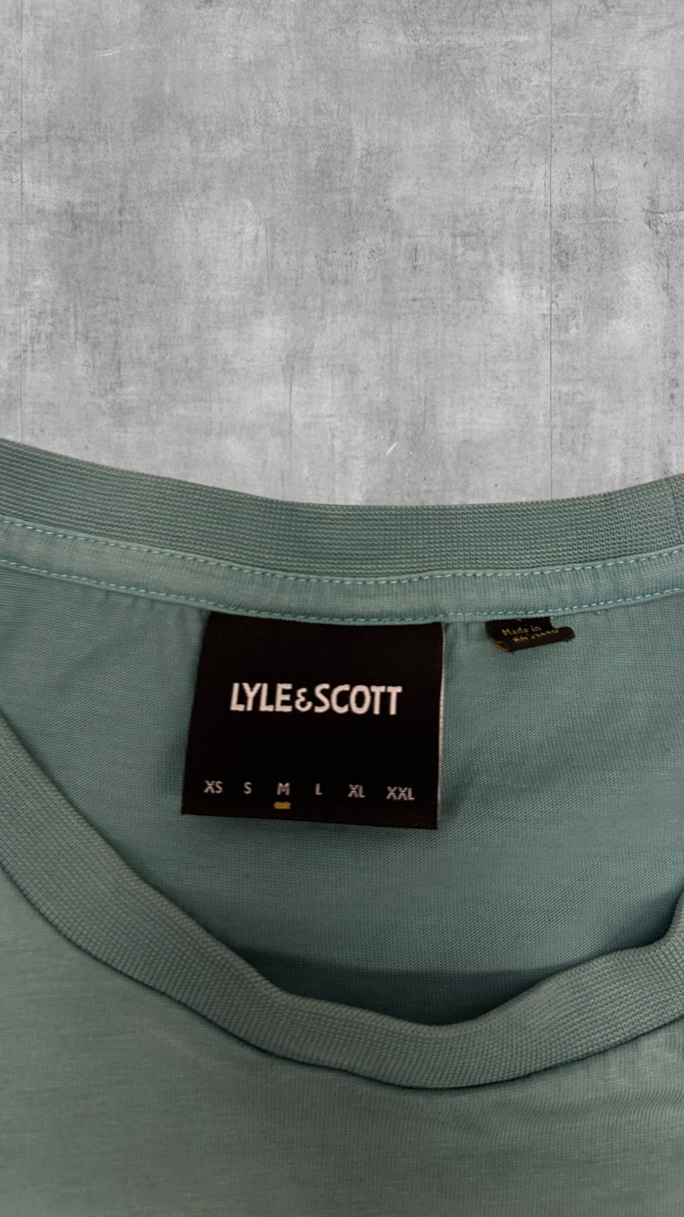 Lyle & Scott T-shirt Türkis M