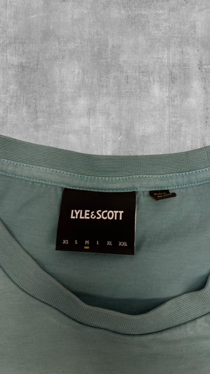 Lyle & Scott T-shirt Türkis M