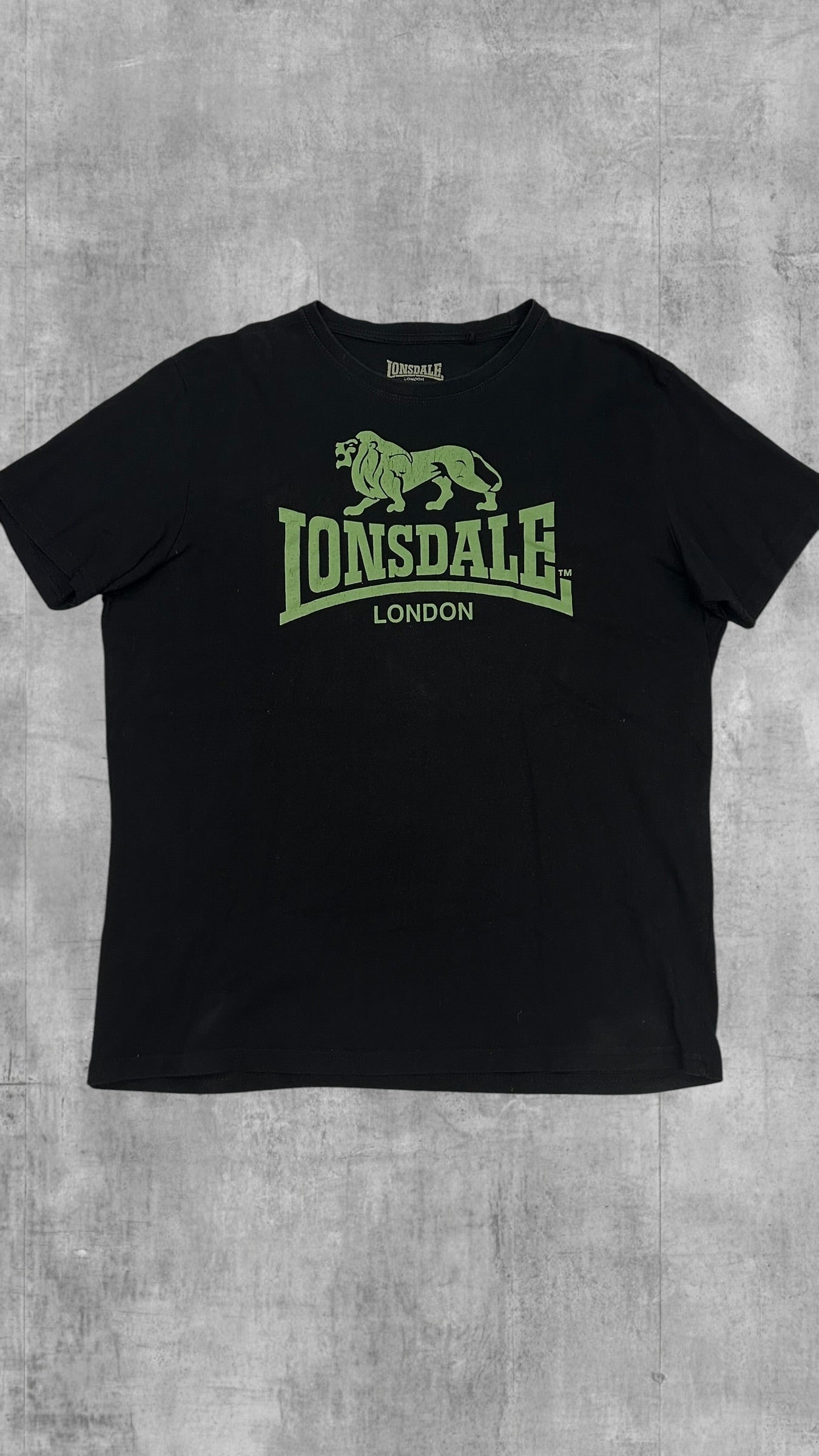 Lonsdale London T-Shirt Schwarz Khaki XL