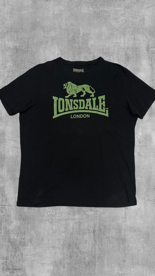 Lonsdale London T-Shirt Schwarz Khaki XL