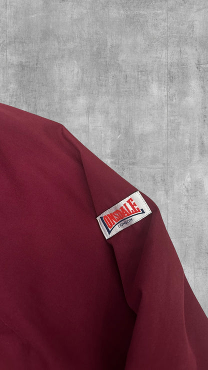Lonsdale London Harrington Jacke Bordeaux Rot M