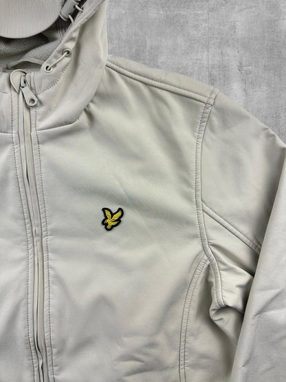 Lyle & Scott Softshell Jacke Bomberjacke Regenjacke Weiß Creme S