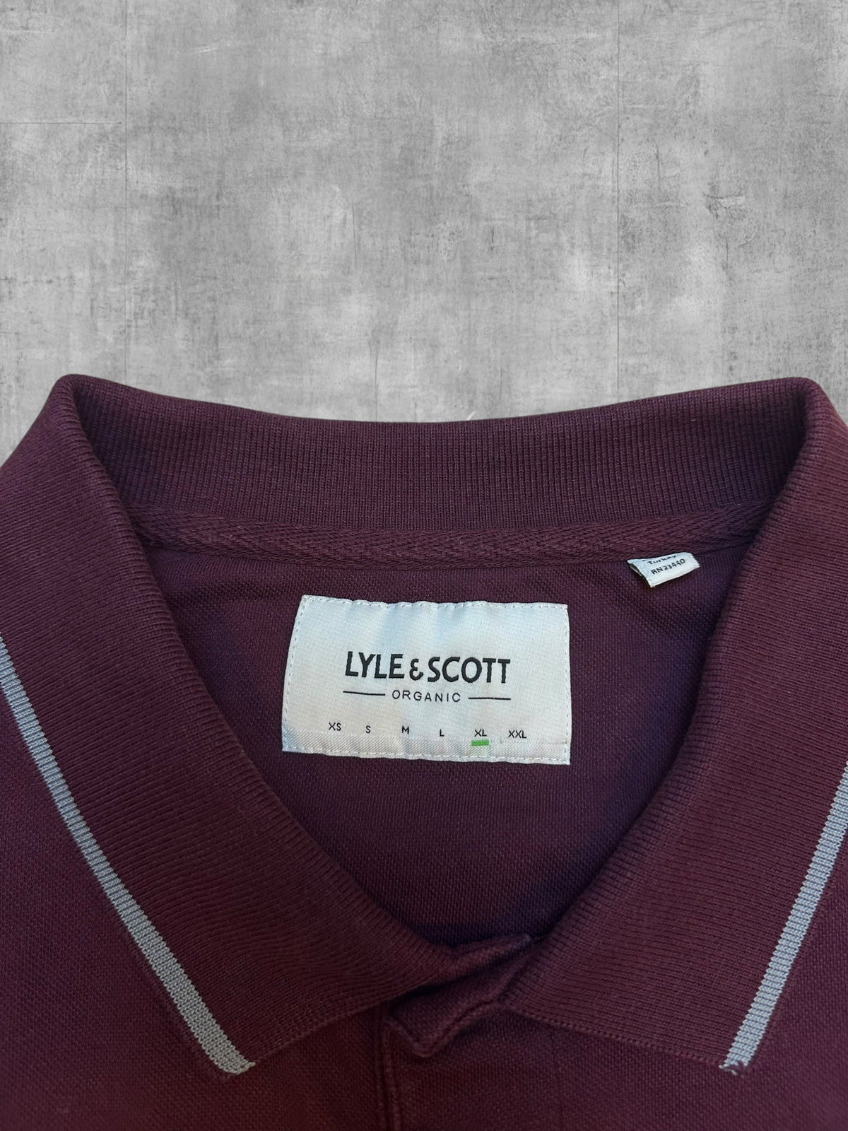 Lyle & Scott Polo Bordeaux XL