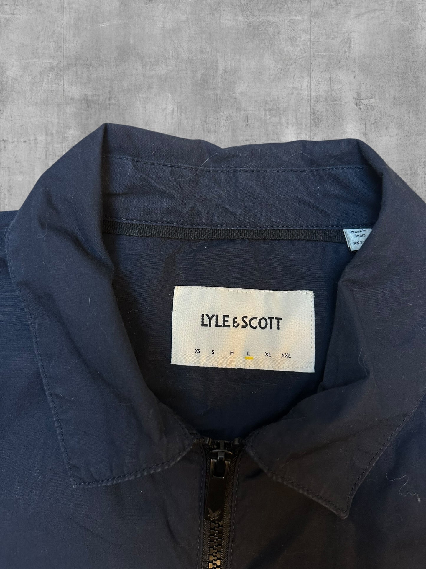 Lyle & Scott Vintage Jacke Navy Blau L