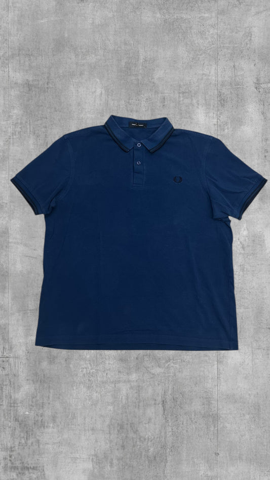 Fred Perry Polo Shirt Navy Blau Schwarz XL