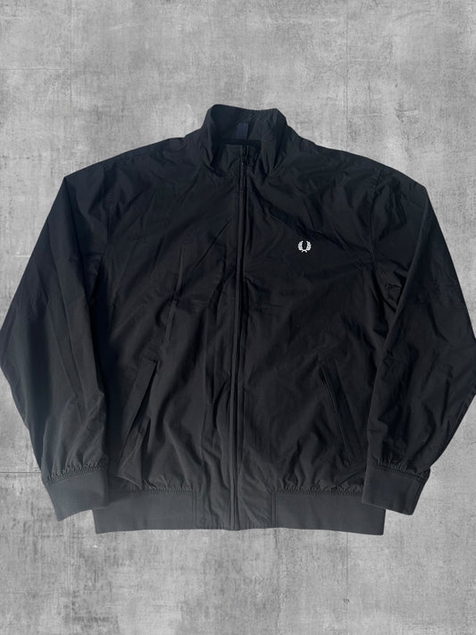Fred Perry Bomberjacke Regenjacke Schwarz L