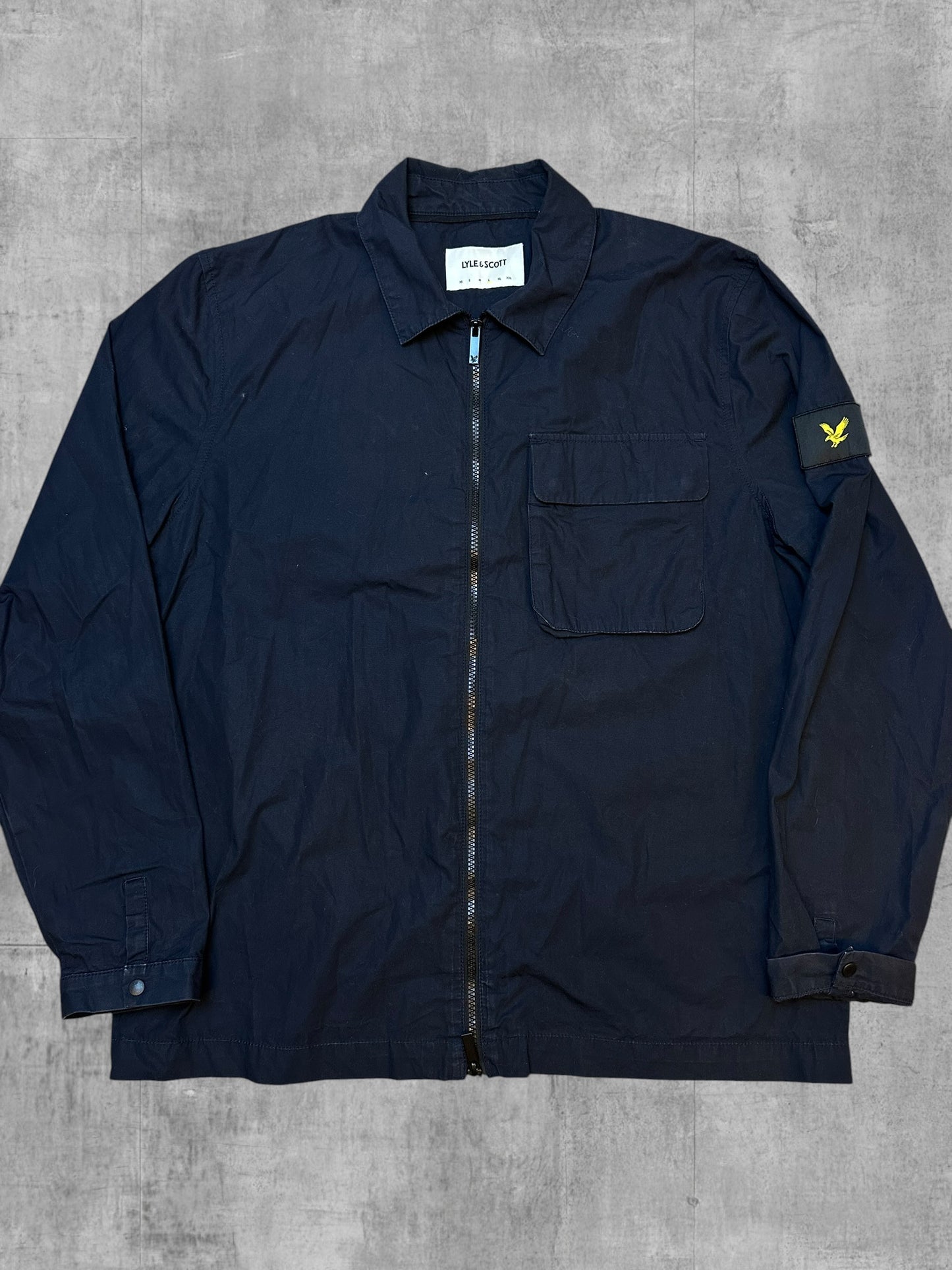 Lyle & Scott Vintage Jacke Navy Blau L