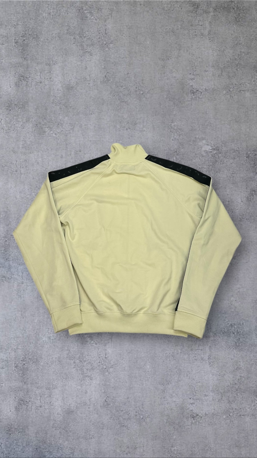 Fred Perry Trainingsjacke Taped Zip Jacke Gelb Schwarz M