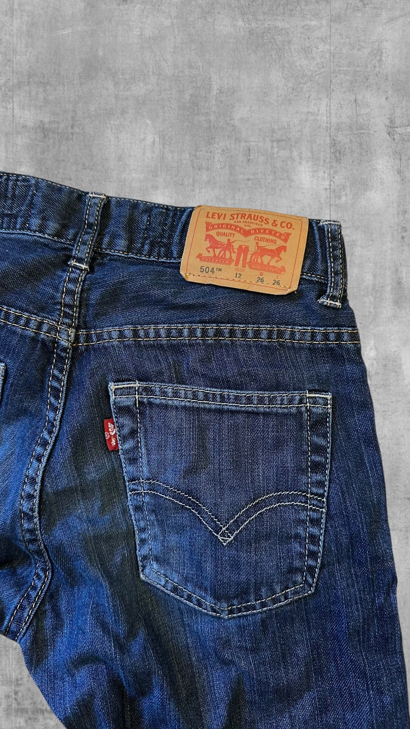 Levi’s 504 Regular fit Jeans 26 x 26 Größe 12