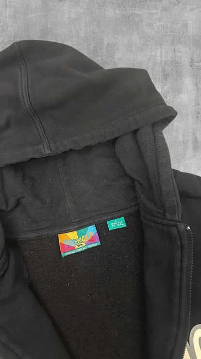 Lonsdale London Zip Hoodie Jacke Schwarz XL