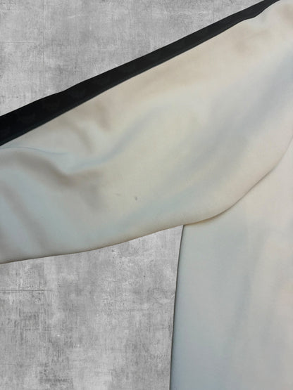 Fred Perry Trainingsjacke Taped Weiß Schwarz S