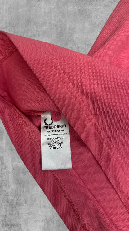 Fred Perry Polo Shirt Pink L