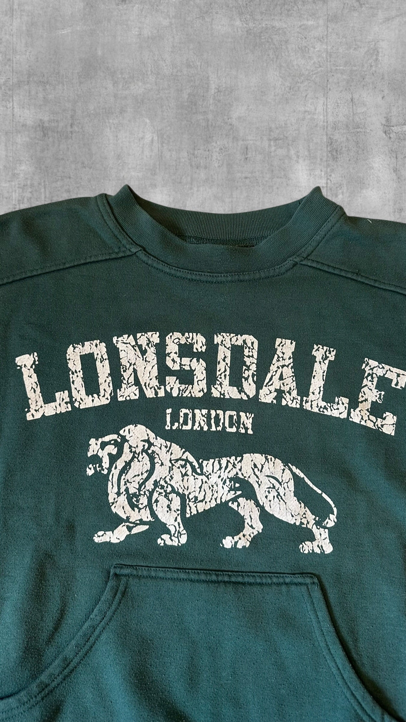 Lonsdale London Sweatshirt Dunkelgrün Frauengröße L