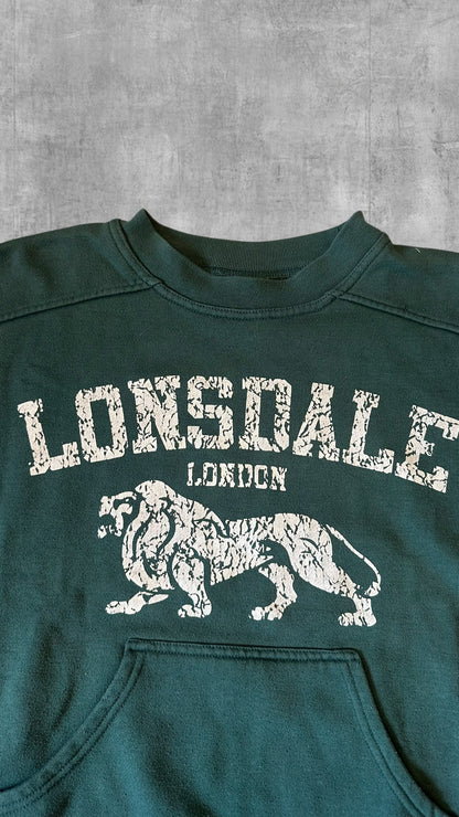 Lonsdale London Sweatshirt Dunkelgrün Frauengröße L
