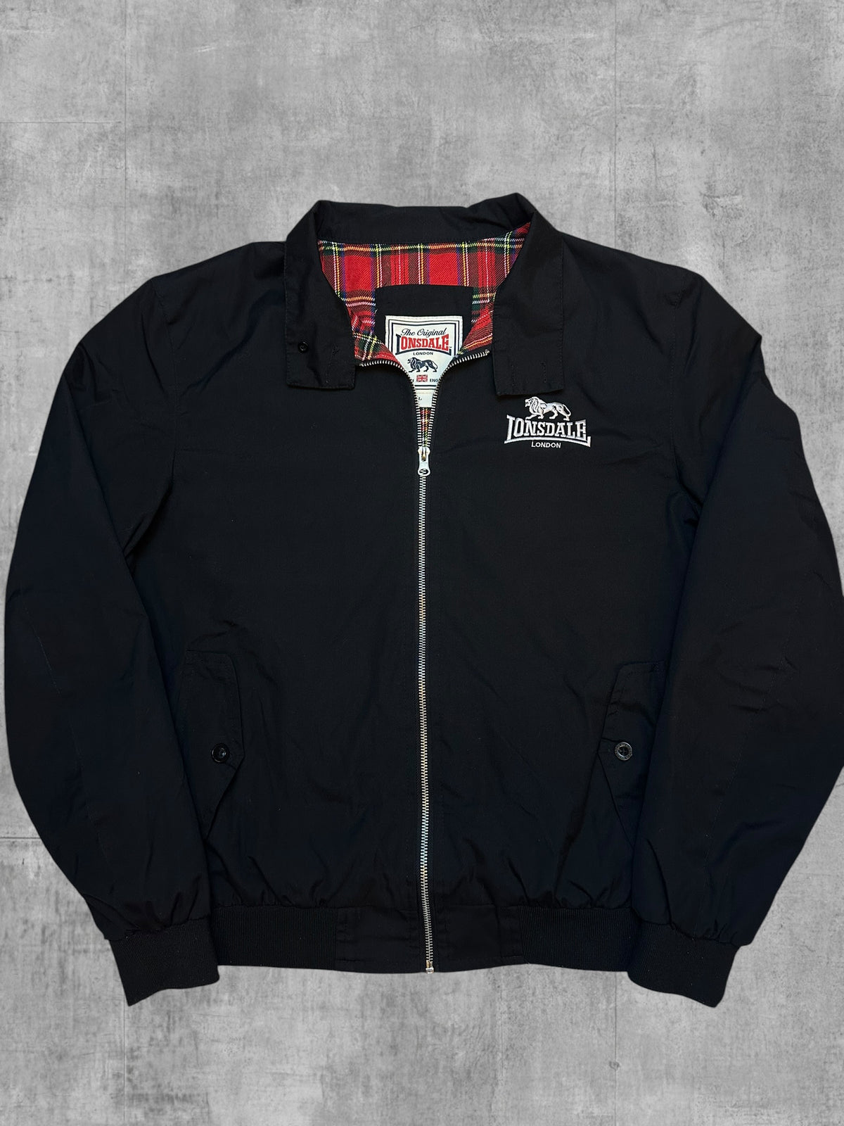Lonsdale London Harrington Bomber Jacket Black L