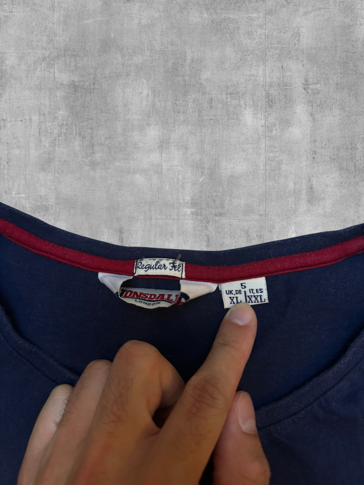 Lonsdale London T-Shirt Navy Blau XL