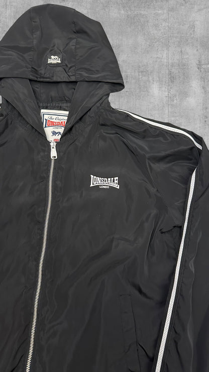 Lonsdale London Windbreaker taped Schwarz M