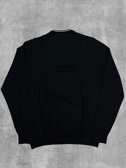 Fred Perry Sweatshirt Schwarz L
