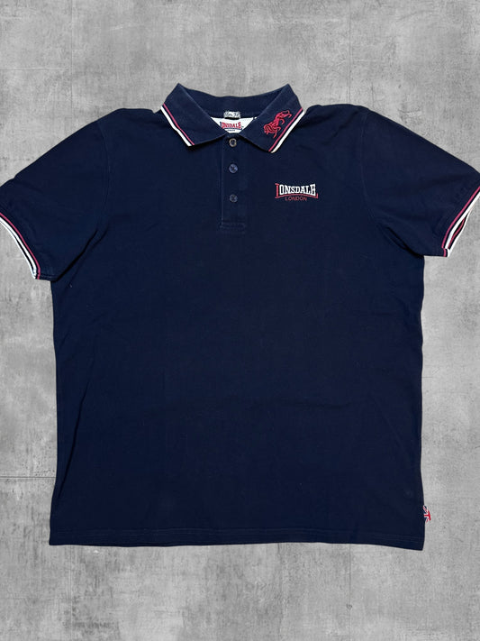 Lonsdale London Polo Shirt Navy Blau L